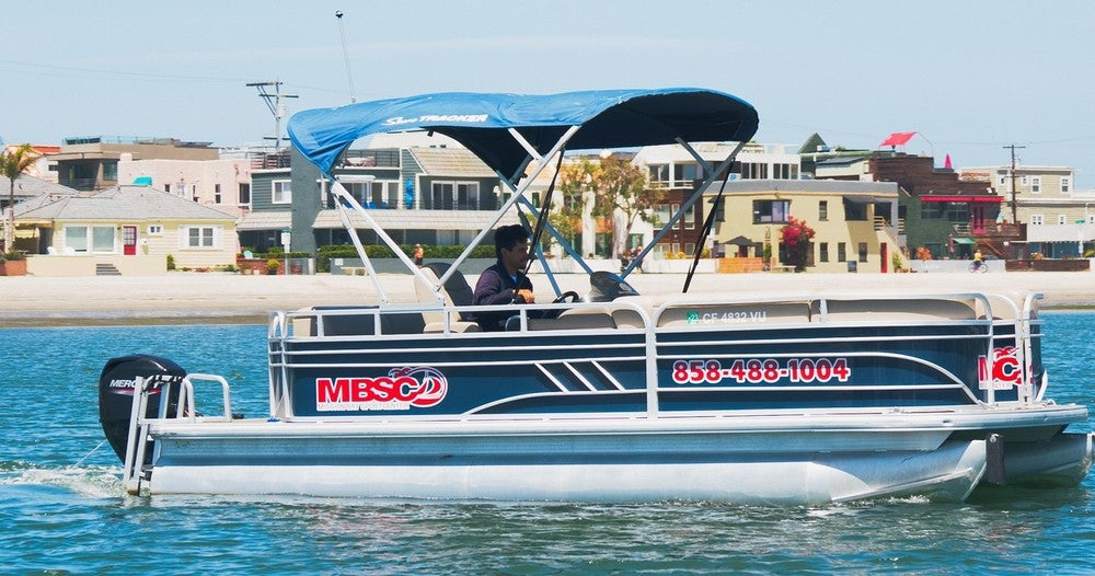 Mission Bay Sportcenter | Pontoon Boat Rental 25' Rentals